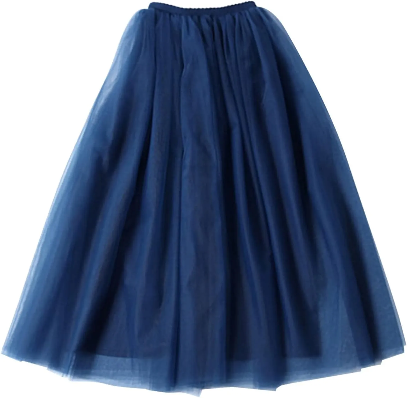 Tulle Tutu Skirt for Women Womens Long Tutu Skirts Pleated Princess Midi Skirts Adult Tutu Dancing Party Evening