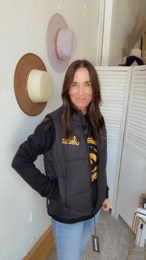 University of Iowa Licensed Puffer Vest