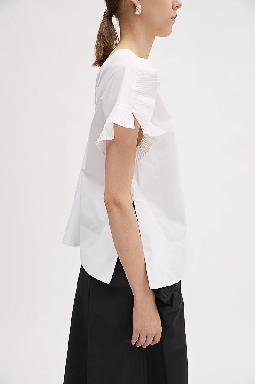 V Neck Top - Black