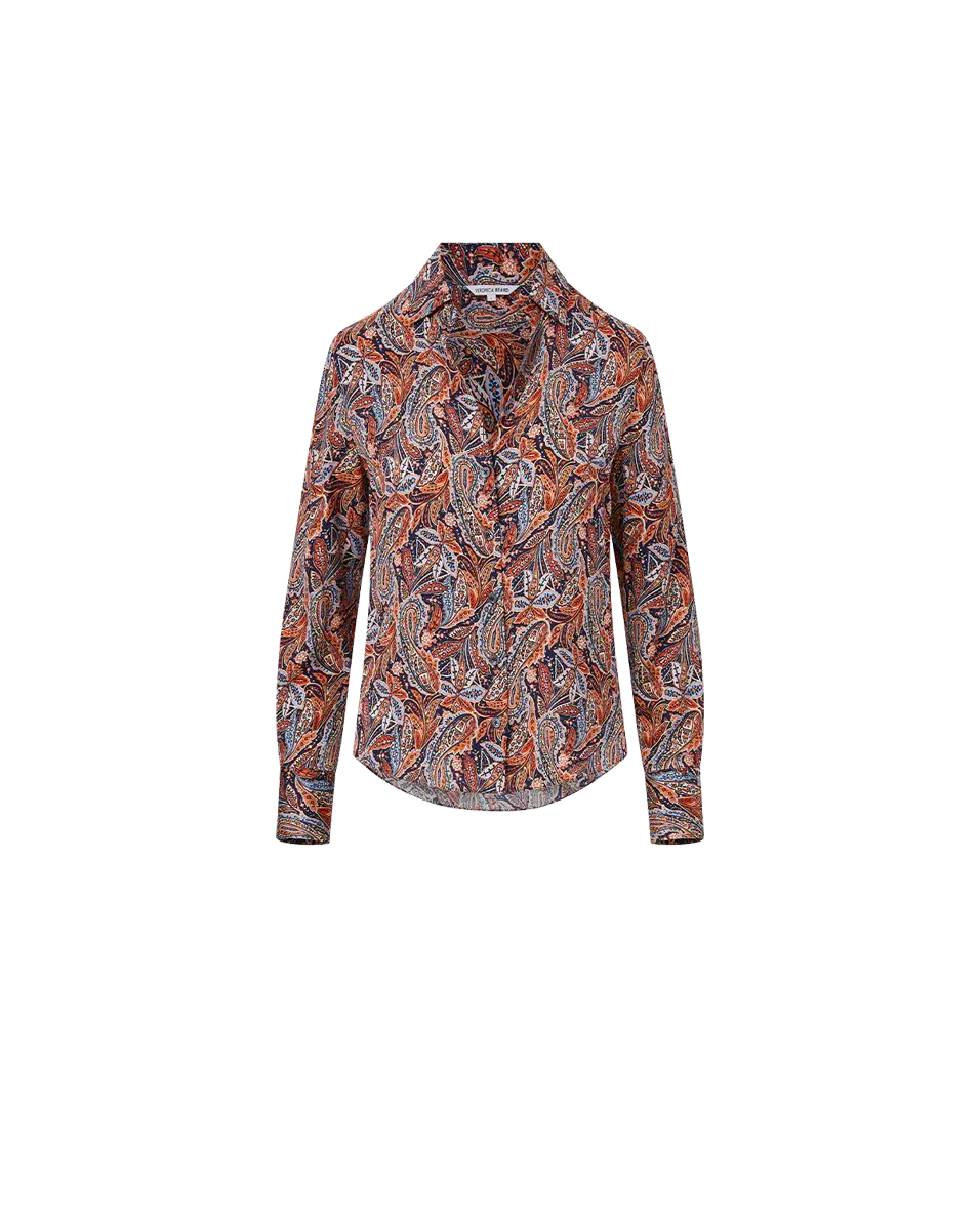 VERONICA BEARD Amelia Silk Shirt