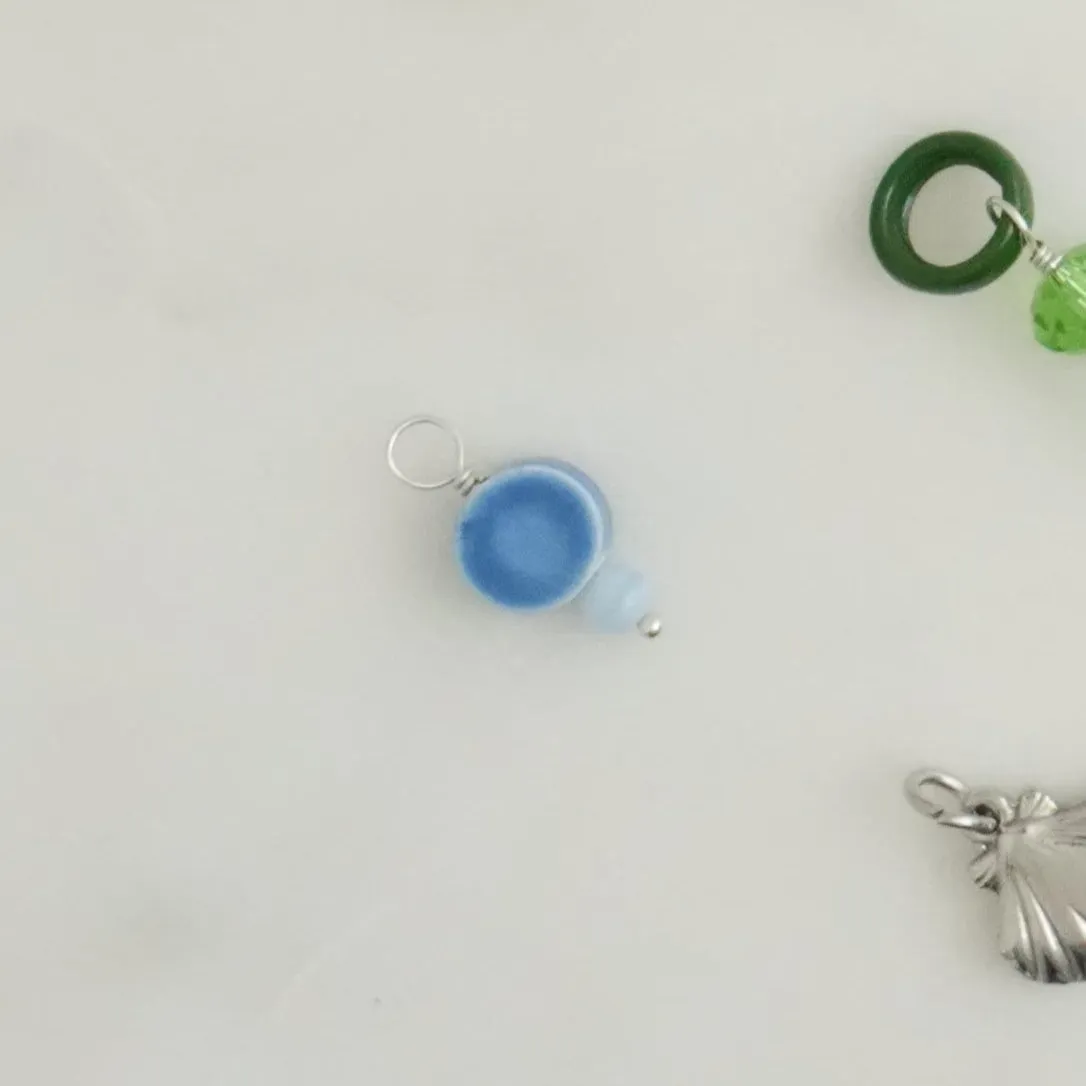 Vintage Stacked Glass Charms
