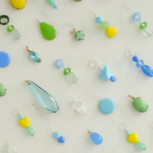 Vintage Stacked Glass Charms