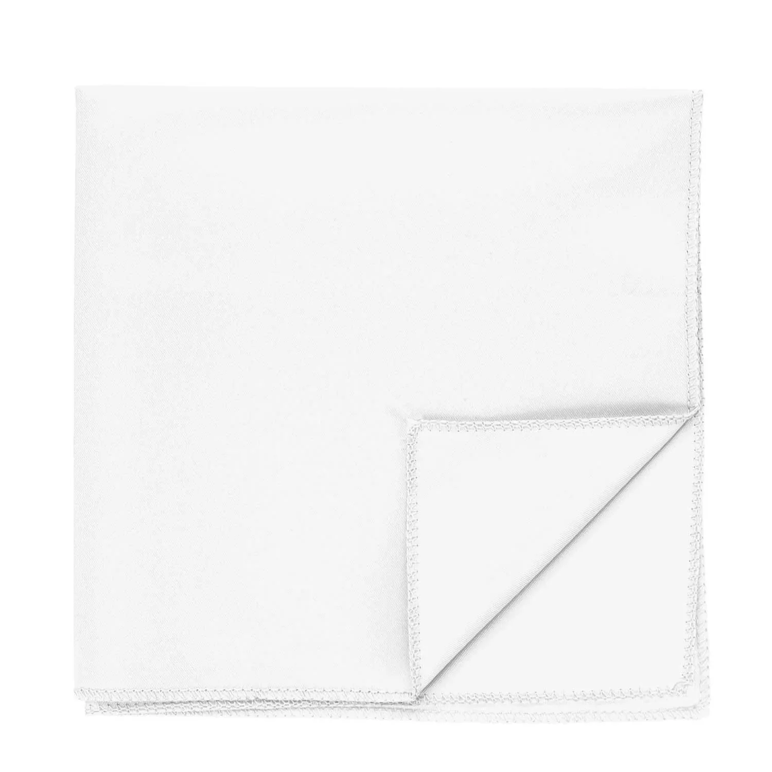 White Solid Color Scarf