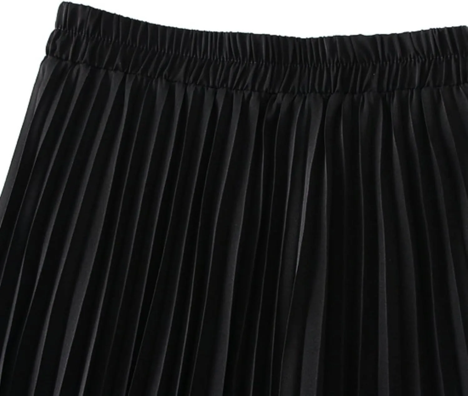 Women 2023 Summer Spring Skirt Women Midi Skirts for Women Waist Solid Skirt Elegant Womens Pleated Maxi Elastic