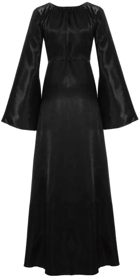 Women Plus Size Solid Vintage Long Sleeve Bandage Long Party Dress Plus Size Midi Dress
