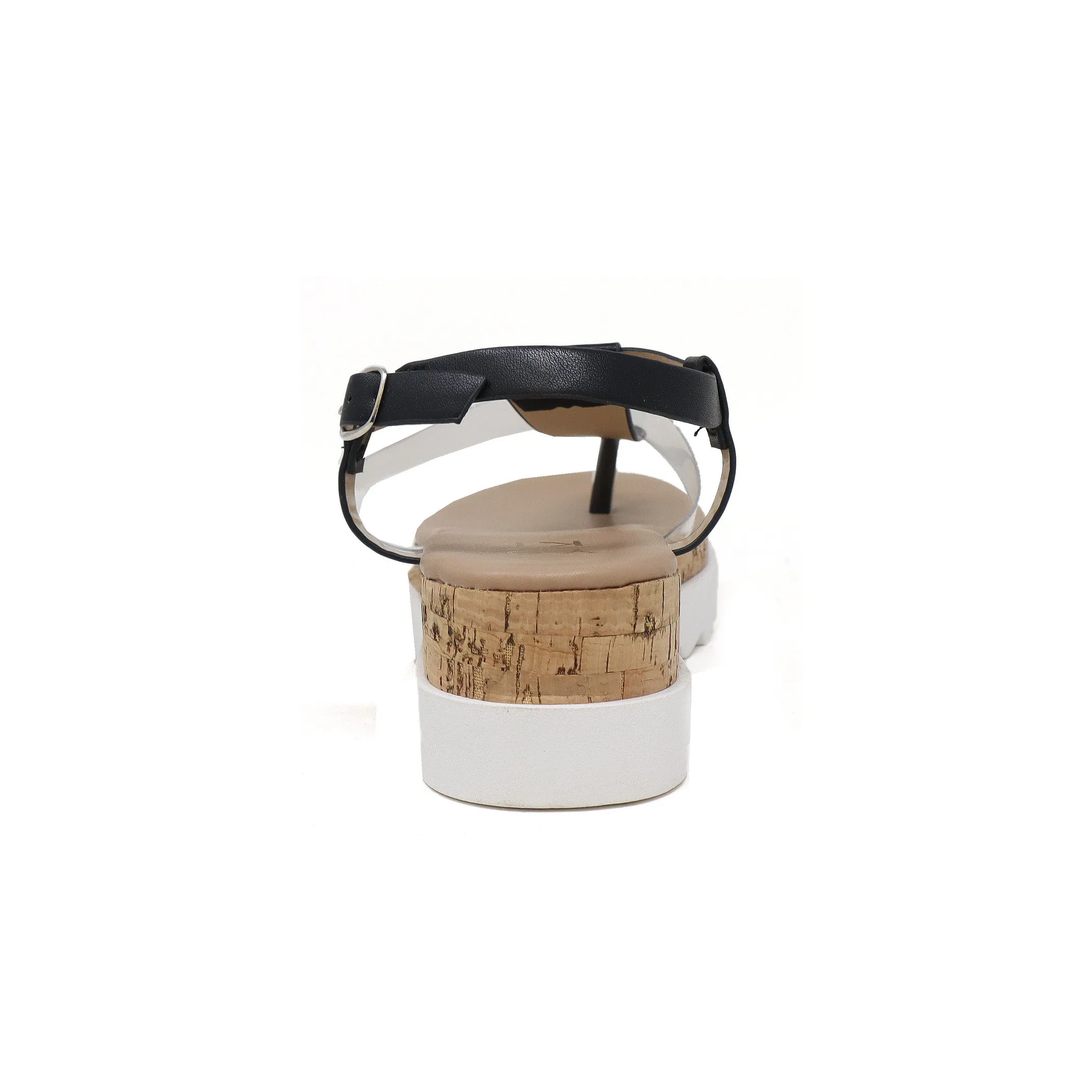 Women’s Amelia-20 Lucite Cork Platform Sandal