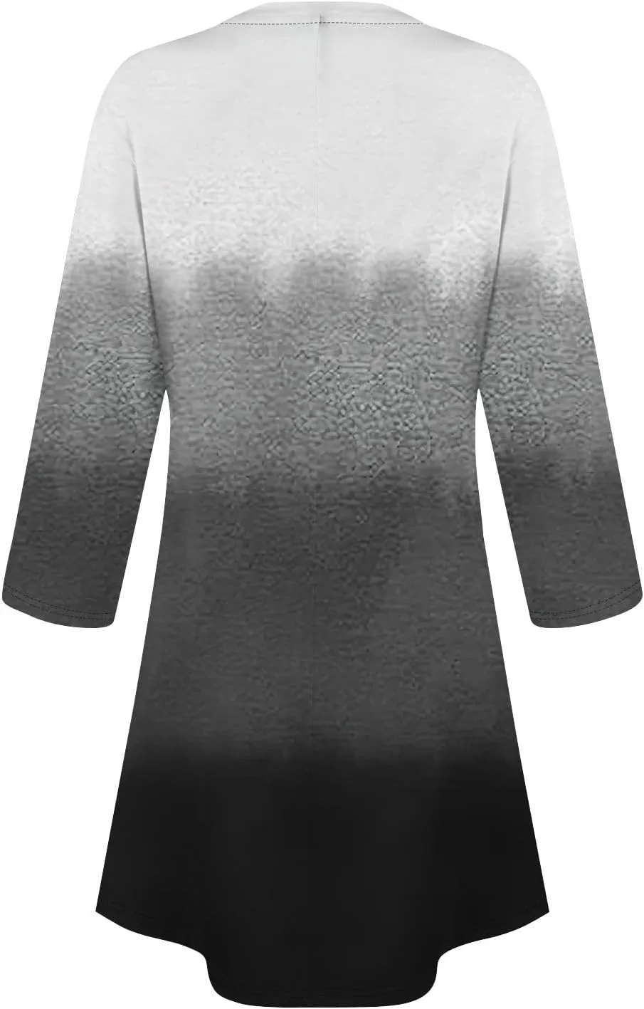 Womens Casual Long Sleeve T Shirt Dresses Trendy Plus Size 3/4 Sleeve Mini Dress Elegant Formal Flowy Short Dress