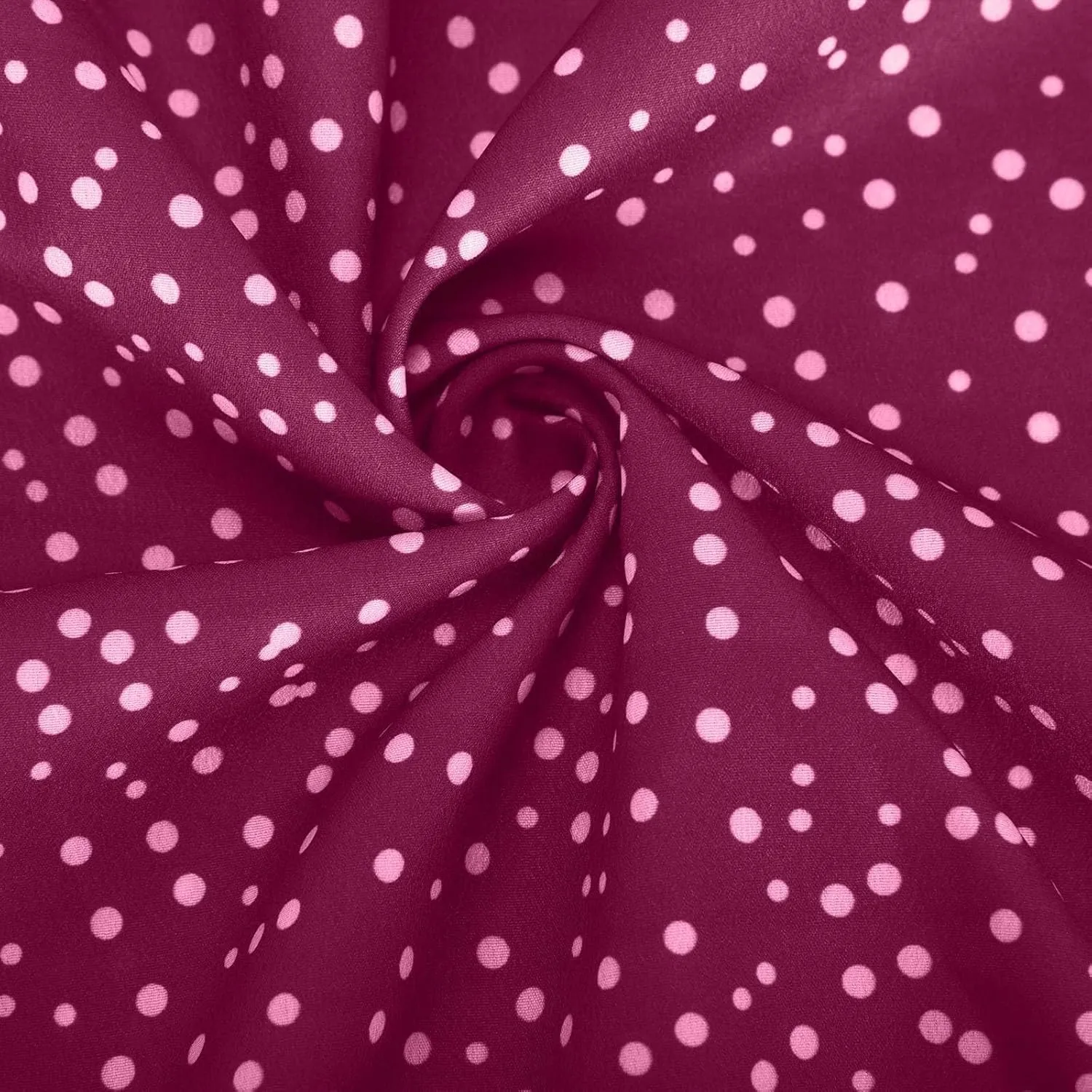 Womens Casual Summer Sundress Boho Short Sleeve V Neck Flowy A Line Midi Dress Polka Dot Loose Beach Vacation Dresses