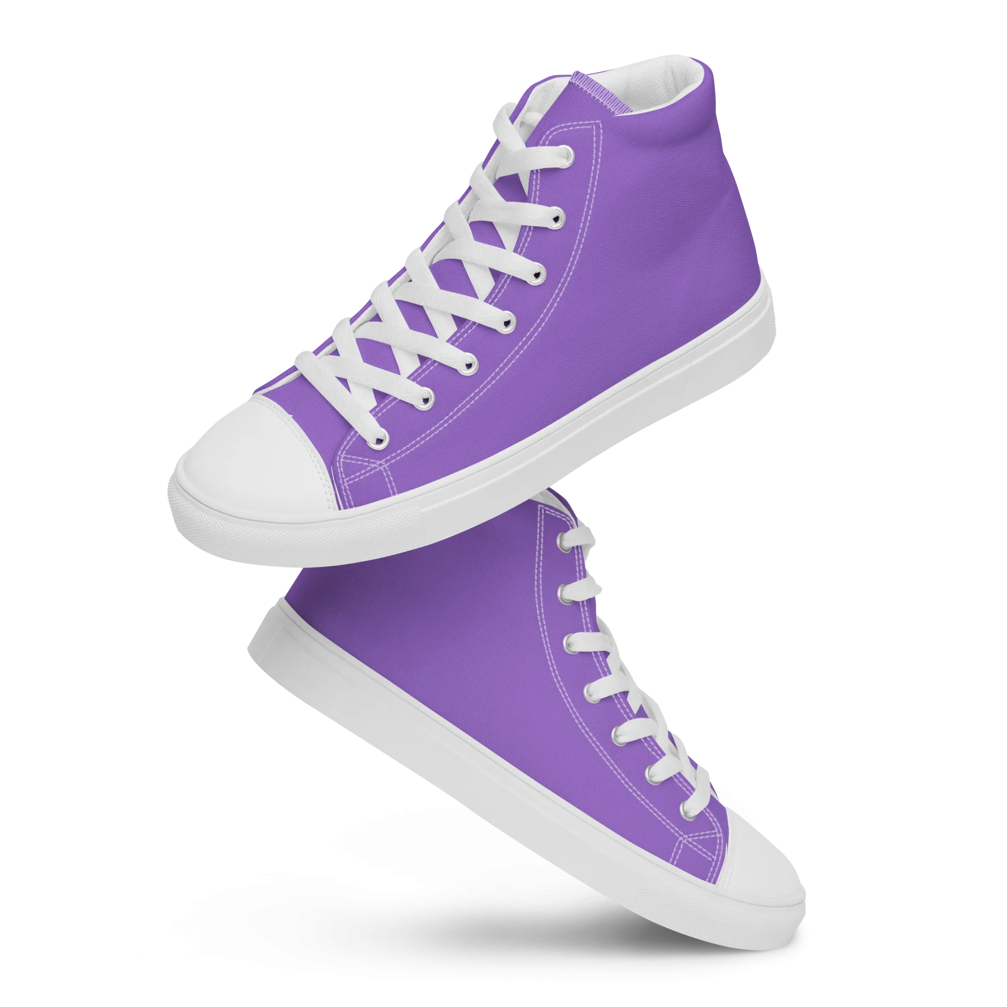 Women’s high top canvas shoes - Coastal Purple