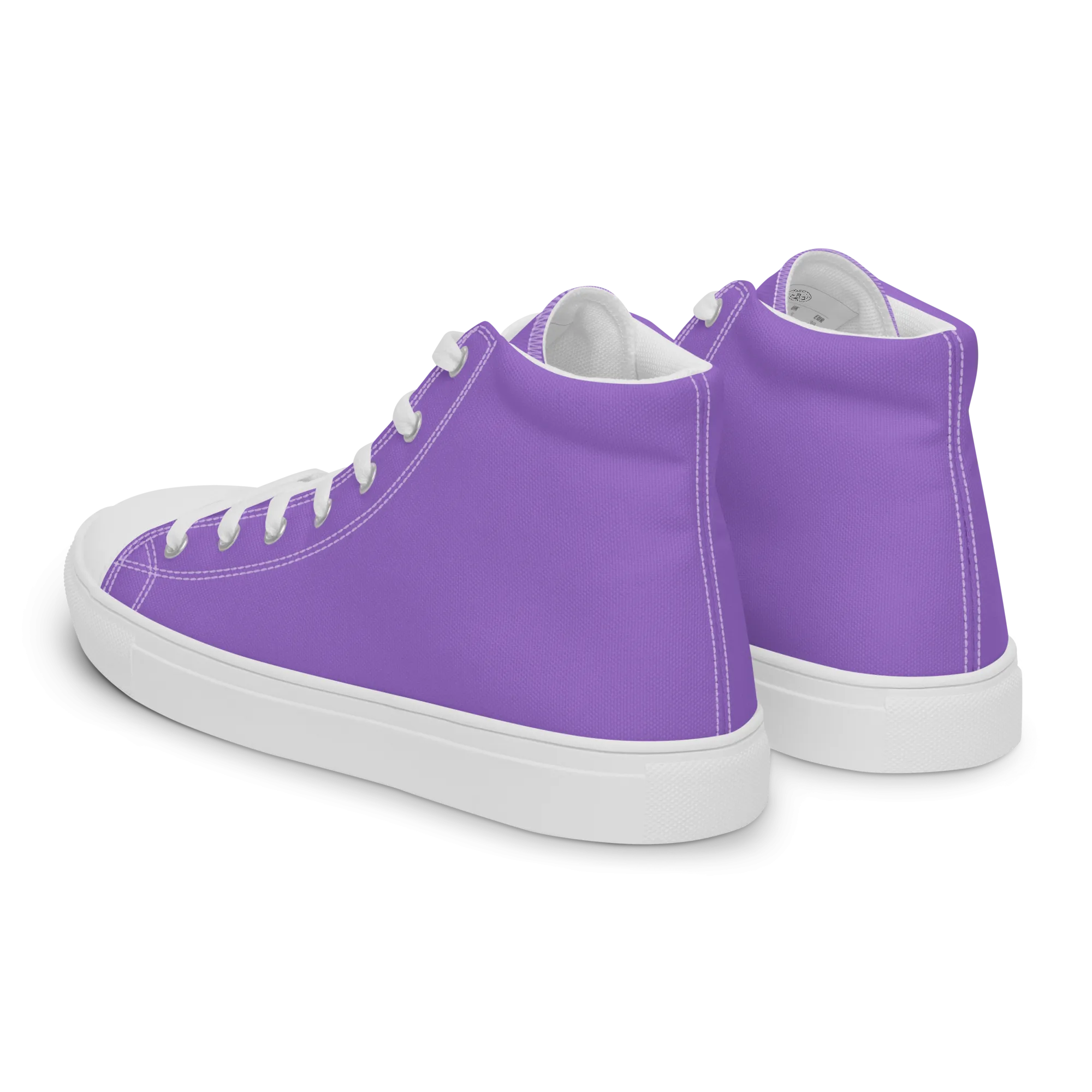 Women’s high top canvas shoes - Coastal Purple