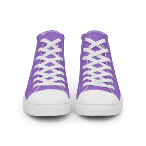 Women’s high top canvas shoes - Coastal Purple