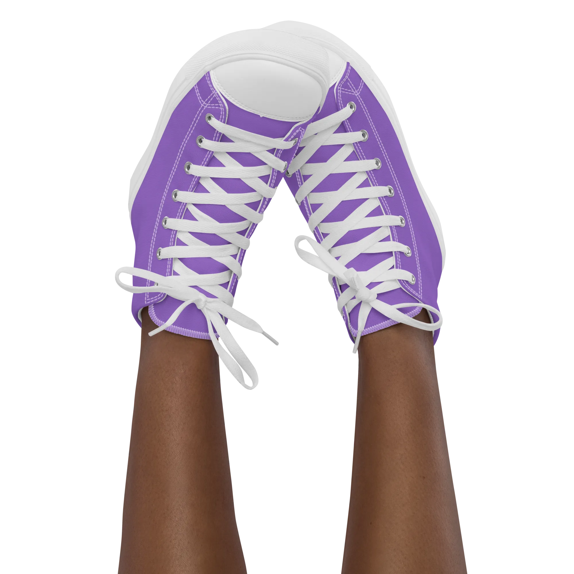 Women’s high top canvas shoes - Coastal Purple