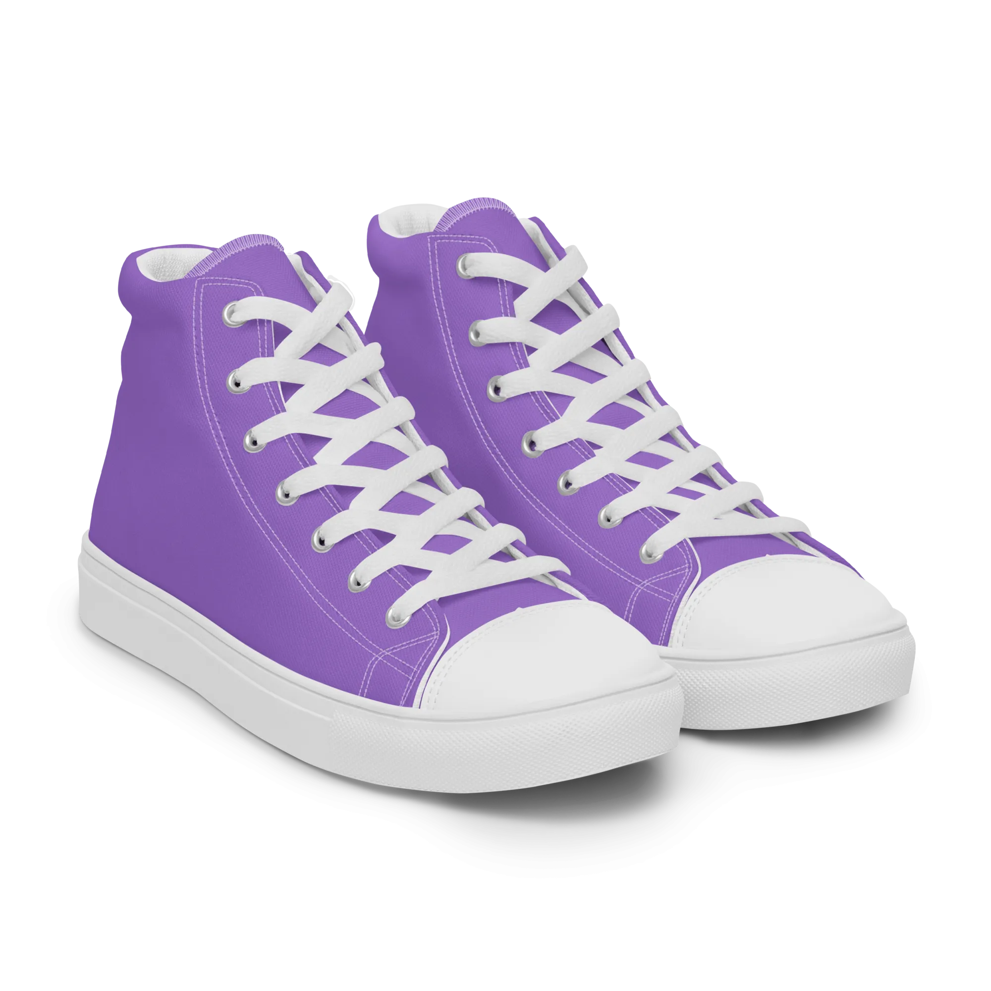 Women’s high top canvas shoes - Coastal Purple