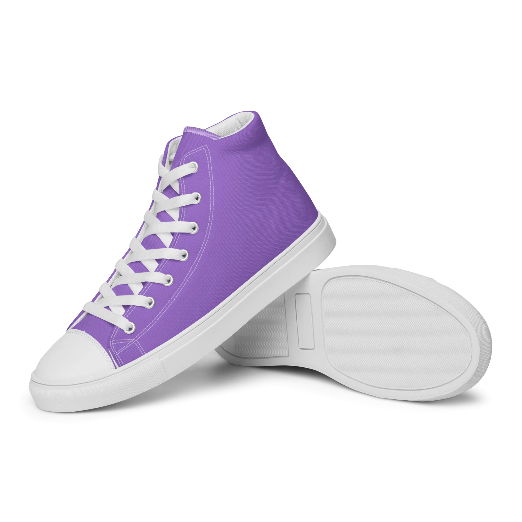 Women’s high top canvas shoes - Coastal Purple