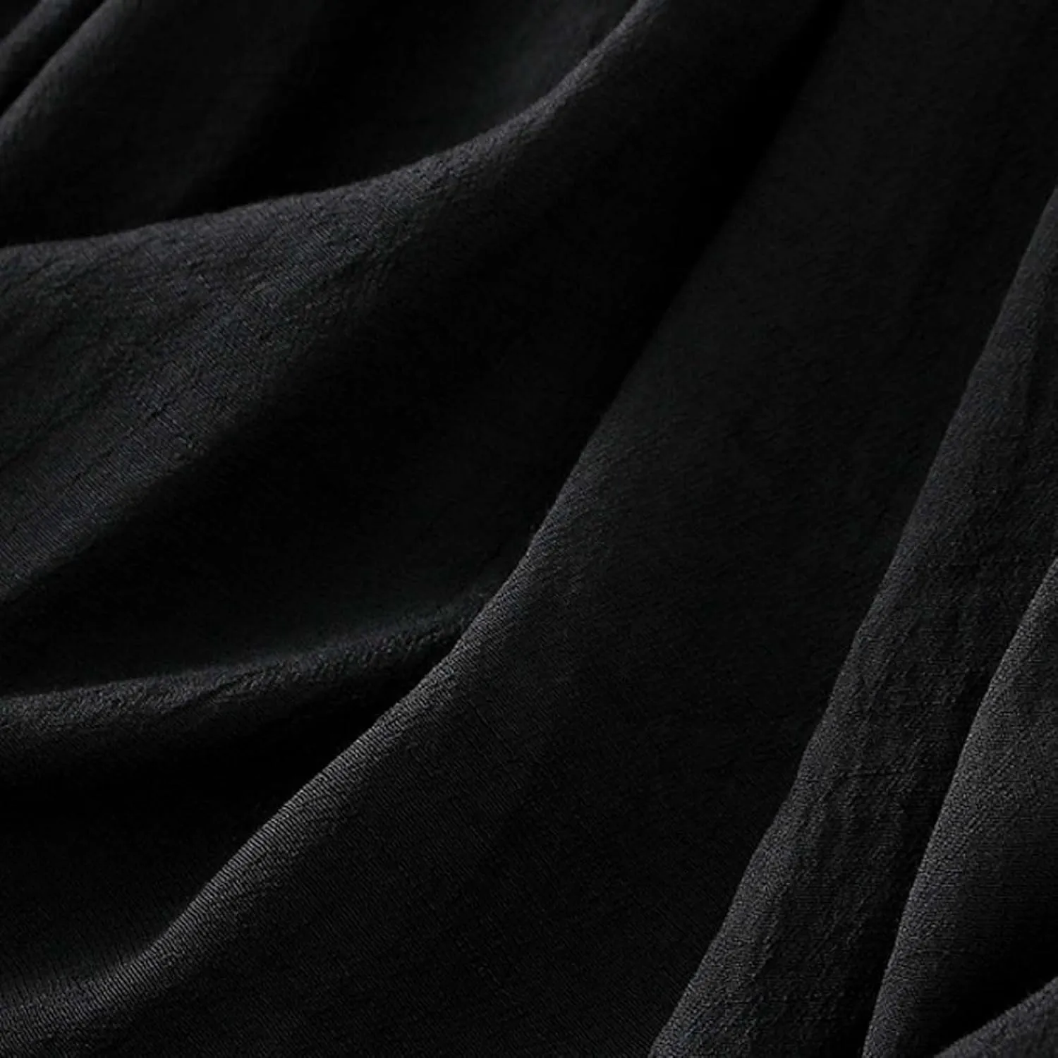 Womens Midi Tie Front Drawstring Skirt Solid Color Casual A-Line Skirts Loose Elastic Waist Pleated Fashion Skirt