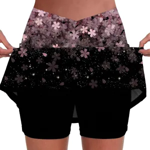 Women's Mini Tennis Skirt 2025 Lightweight High Waist Athletic Sports Pants Tennis Golf Skorts Tummy Control Shorts