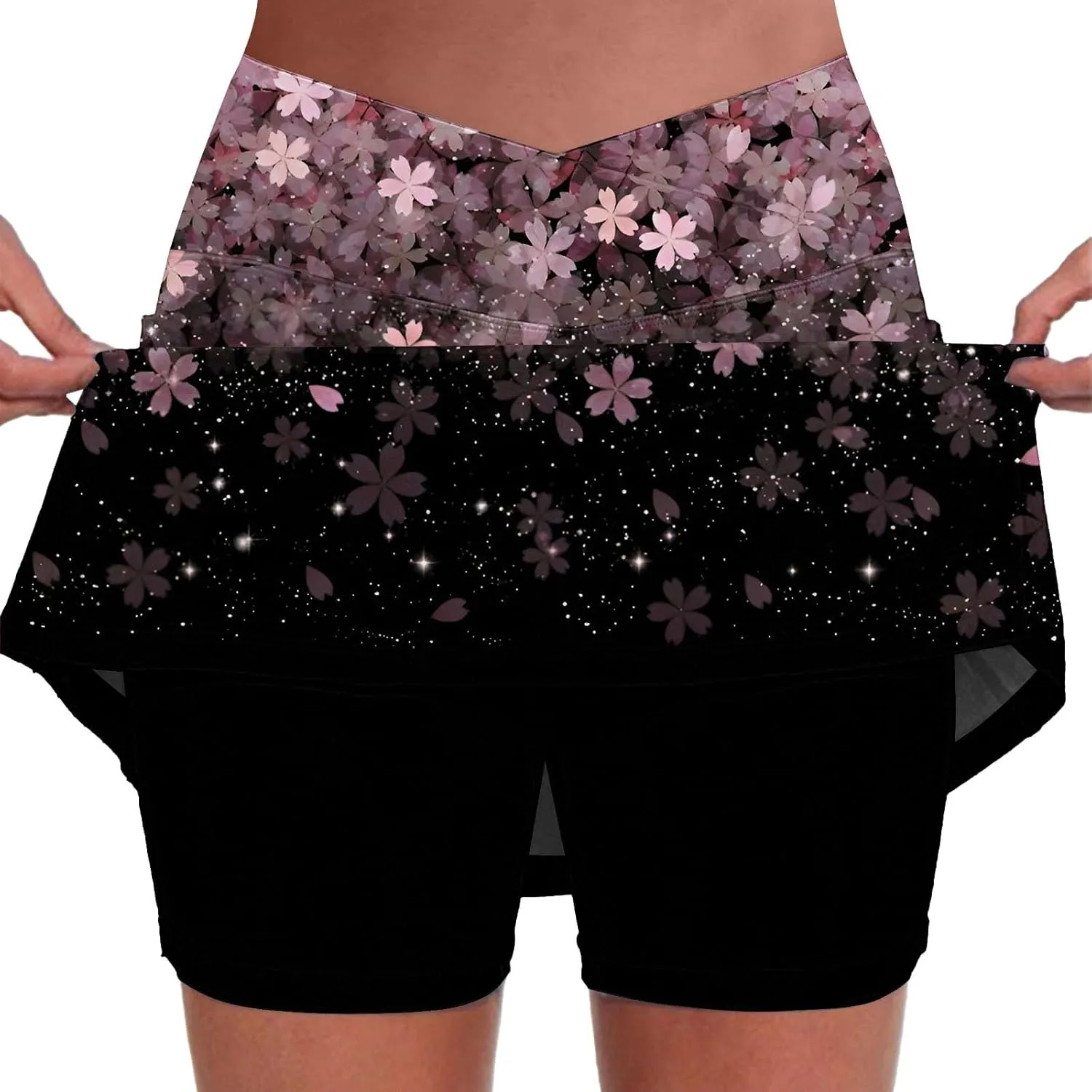 Women's Mini Tennis Skirt 2025 Lightweight High Waist Athletic Sports Pants Tennis Golf Skorts Tummy Control Shorts