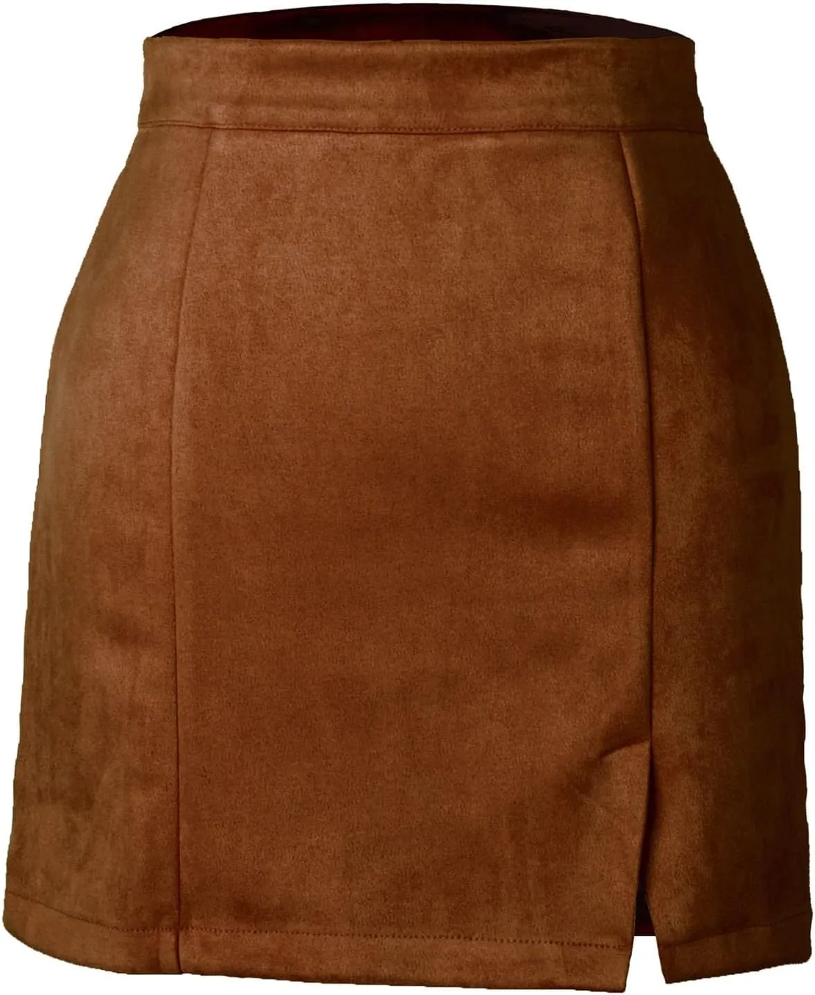 Women's Skirts Summer Casual Sexy Y2K Solid Slim Mini Skirts with Zipper