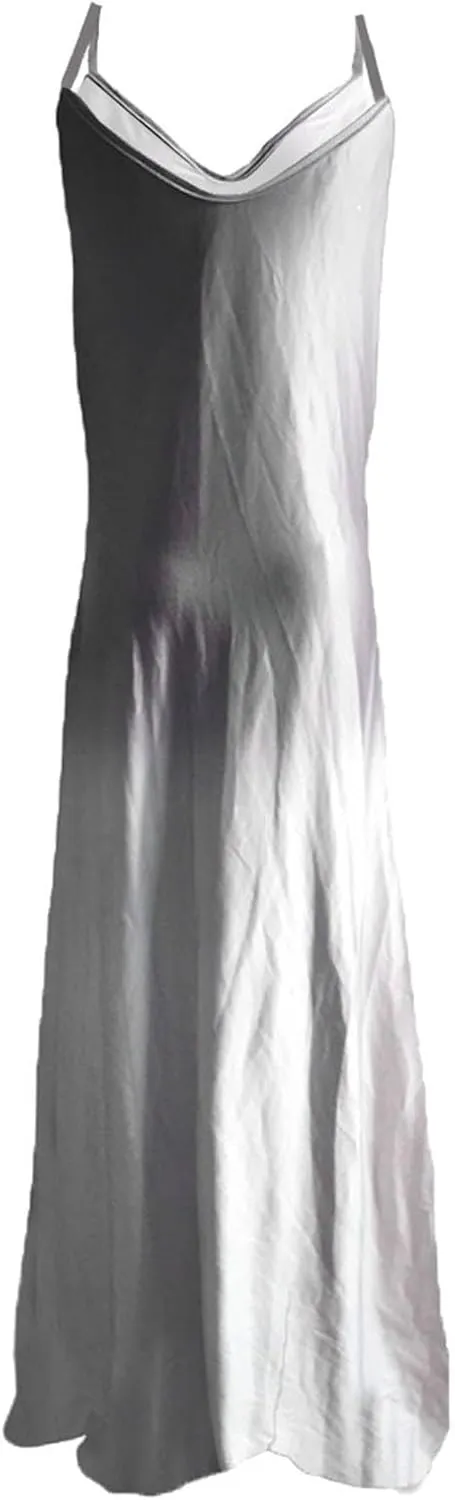 Womens Summer Dresses 2024 Casual Boho Spaghetti Strap Floral Midi Dress Plus Size Long Flowy Maxi Sundresses