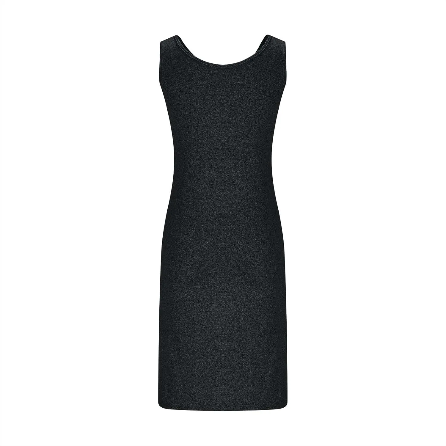 Womens Summer Dresses Slim Fit Scoop Neck Sleeveless Bodycon Dress Dressy Casual Solid Color Midi Tank Sundresses