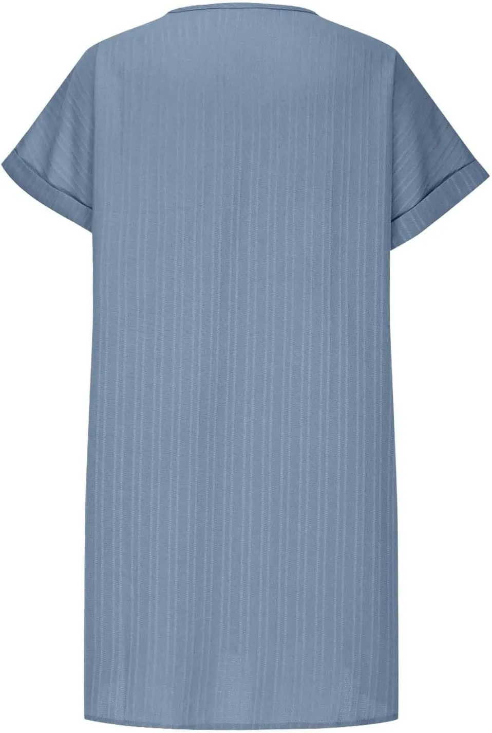 yardsong Summer Dresses for Women Trendy Short Sleeve V Neck Tshirt Dress Casual Loose Office Work Comfy Mini Dresses