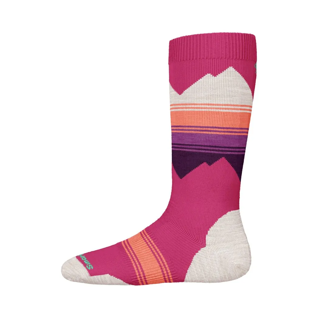 Youth Socks Smartwool Ski Light Cushion OTC - Power Pink